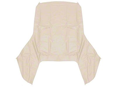 1967-1969 Camaro Convertible Top Only For Plastic Window; Vinyl; Beige