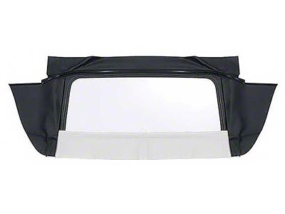 1967-1969 Camaro Convertible Plastic Window Assembly; Zipper Style; Vinyl; White