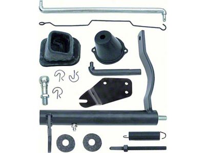1967 Camaro Clutch Linkage Set; Small Block V8