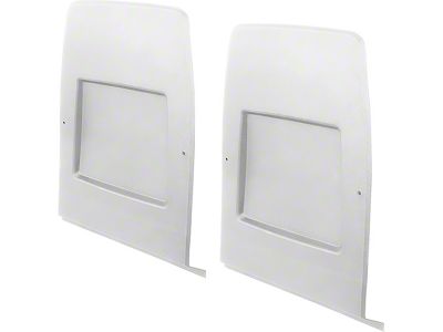 1971-1978 Camaro Bucket Seat Back Panel Set; White