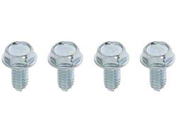 1967 Camaro Console Shift Plate Slider Retainer Screws; Set Of 4