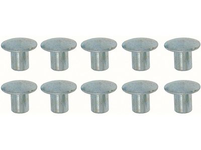 1967-1968 Camaro Headlamp Door Molding Hardware; 10 piece set
