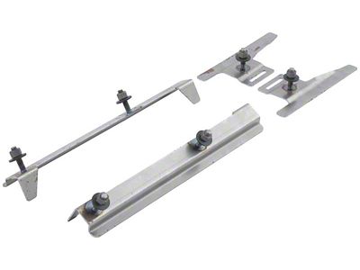 1991-1992 Camaro Lower Side Rocker Panel Extension Brackets; 4 Piece Set