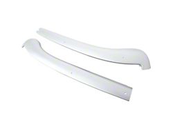 1968-1969 Camaro Convertible Windshield Header Molding; Satin Painted Finish; RH and LH; Pair