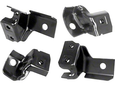 1969 Camaro Rear Bumper Bracket Set; Inner and Outer; 4 Piece Set