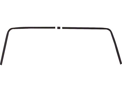 1967-1968 Camaro Rear Inner Headliner Molding Set; 3 Piece Set