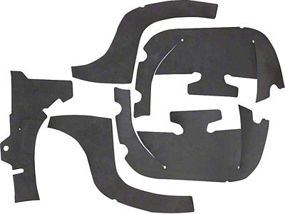 1967-1968 Camaro Front Fender Inner Splash Apron Set