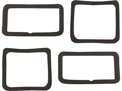 1967-1968 Camaro RS Paint Seal Gasket Supplement; 4 Piece Set