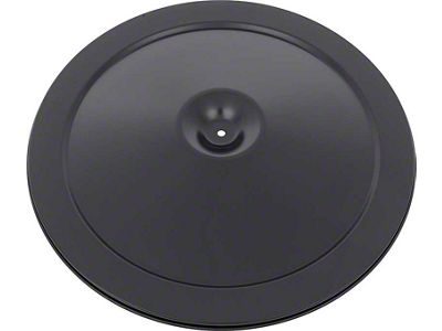 1967-1972 Camaro Air Cleaner Lid; 14-Inch Open Element Style; Cowl Induction / Ram Air; Black
