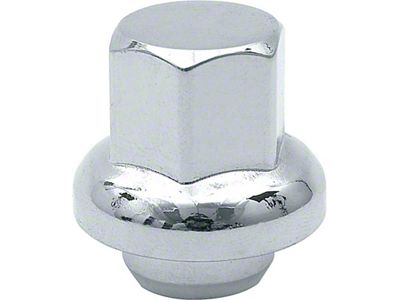 1982-1992 Camaro 12mm 1.5 Chrome Lug Nut for Factory GM Aluminum Wheelt; Each; Metric M12 X 1.5