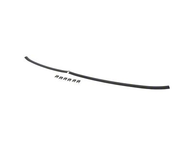 1970-1973 Camaro Upper Inner Headliner Side Moldings; Stamped Steel; w/Hardware; Pair