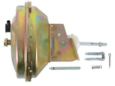 1967-1969 Camaro 9-Inch Power Brake Booster; Single Diaphragm; GM Delco Style; Zinc