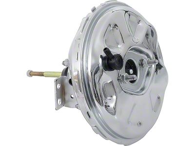 1967-1969 Camaro Style 11-Inch Single Diaphragm Power Brake Booster - Chrome