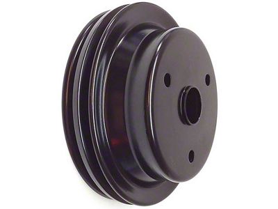 1969-1985 Camaro Crankshaft Pulley; w/o AC; Small Block; Long Water Pump; 2-Groove; 3956666