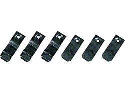 Dash Pad Clip Set; For OER Reproduction Dash Pad; 6 Pieces (70-78 Camaro)