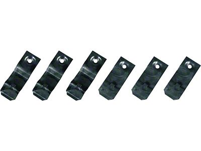 1970-1978 Camaro Dash Pad Clip Set; For OER Reproduction Dash Pad; 6 Pieces