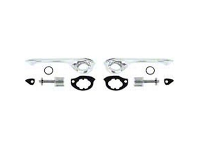 1967-1969 Camaro Outer Door Handle Set; RH and LH; with Hardware