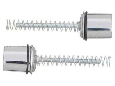 1967-1969 Camaro Outer Door Handle Push Button Set; Pair