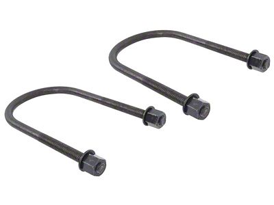 1967-1981 Camaro 3-1/4-Inch Wide X 6-3/4-Inch Long Leaf Spring U-Bolts