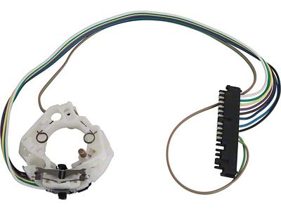 1969-1976 Camaro Turn Signal Switch; 10-Pin; 3-7/8-Inch Wide Connector
