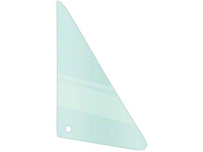 1967 Camaro Door Vent Glass; Tinted; RH