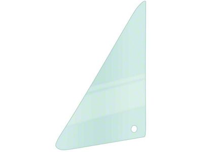 1967 Camaro Door Vent Glass; Tinted; LH