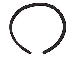 1967-1969 Camaro Interior Door Jamb Windlace; 28-Inch Long Per Side; Black; Pair