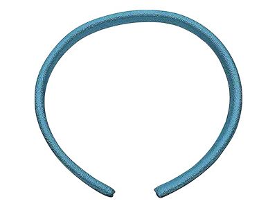 1967-1969 Camaro Interior Door Jamb Windlace; 28-Inch Long Per Side; Bright Blue; Pair