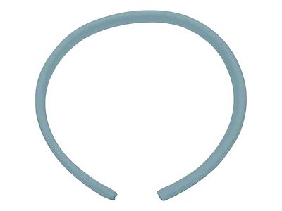 1967-1969 Camaro Interior Door Jamb Windlace; 28-Inch Long Per Side; Silver Blue; Pair