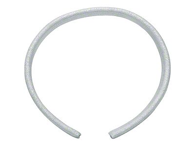 1967-1969 Camaro Interior Door Jamb Windlace; 28-Inch Long Per Side; Silver; Pair