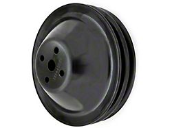 1966 Corvette Water Pump Pulley; Double Groove; For 396, 427ci Engines Without AC; 7-Inch Dia.