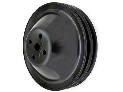 1966 Corvette Water Pump Pulley; Double Groove; For 396, 427ci Engines Without AC; 7-Inch Dia.