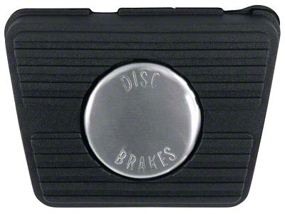 1968-1979 Corvette Brake Pedal Pad; with Manual Trans