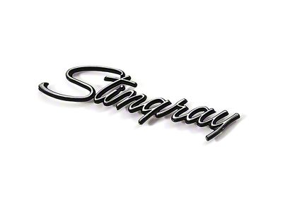1969-1976 Corvette Stingray Front Fender Emblem; GM Licensed