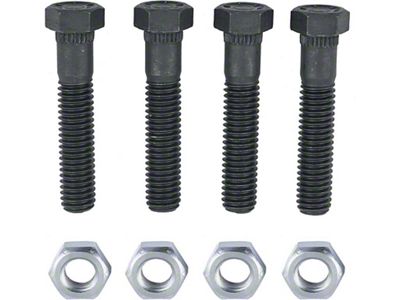 1974-1975 Corvette Upper A-Arm Bolt and Nut Set; 8 Piece Set