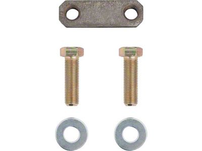 1963-1982 Corvette Lower Control Arm Plate Set; with Screws and Washers