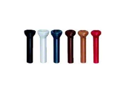 1968-1981 Corvette Door Lock Knobs; Standard Interior; Smooth Design; Dark Blue; Pair