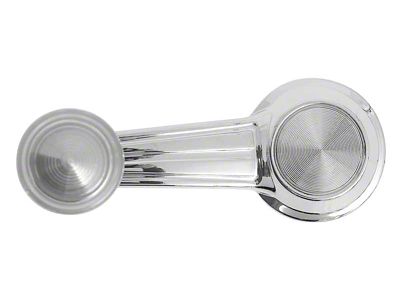 1968-1977 Corvette Window Crank Handle With Clear Knob; Riveted Design