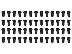 Door Frame Weatherstrip Plug Set; 52 Piece Set (58-73 Corvette C1, C2 & C3)