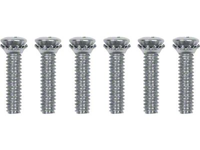 1956-1960 Corvette Door Striker Screws; Set of 6