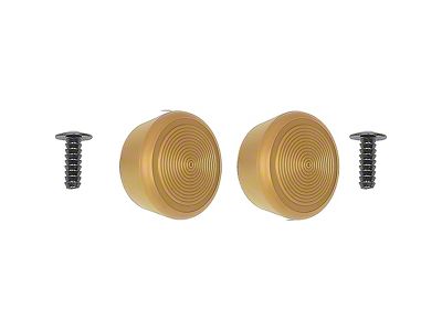 1968-1986 Corvette Window Handle Knob Set with Rivets; for Door or Quarter Window Cranks; Light Saddle; Pair