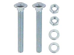 1955-1957 150, 210, Bel Air Fuel Tank Mounting Strap Hardware Set; 6-Pieces