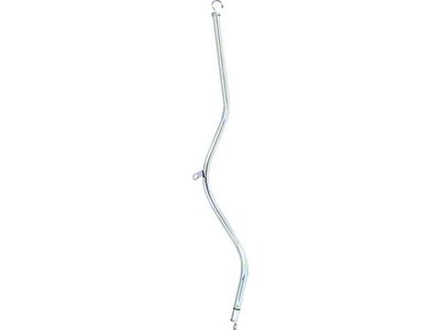 1955-1957 150, 210, Bel Air Chrome Transmission Dip Stick And Tube; GM TH350; 34-Inch Long