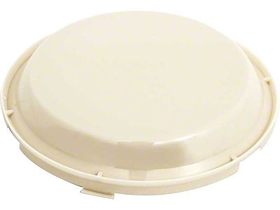 1955-1957 150, 210, Bel Air Dome Lamp Lens; Round; Ivory