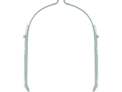 1955-1957 150, 210, Bel Air A Pillar Kick Panel Windlace Retainers; Pair
