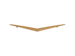 1957 Bel Air Hood V Emblem; Gold; V8 Applications;
