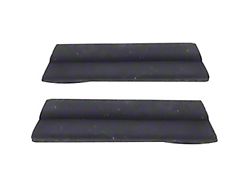 Flipper-To-Vent Window Rubber Bumpers; 2 Door Hardtop; LH and RH (55-57 Chevy Bel Air)
