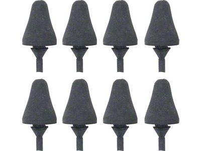1955-1956 150, 210, Bel Air Cowl Vent Rubber Bumper Set Of 8