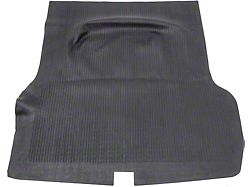 Rubber Trunk Mat; Without Spare Tire Cut Out (55-57 Chevy 150)