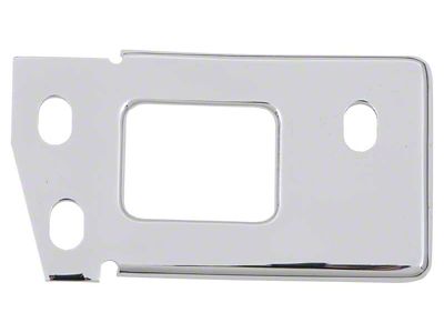 1955-1957 150, 210, Bel Air Hood Latch Plate; Chrome